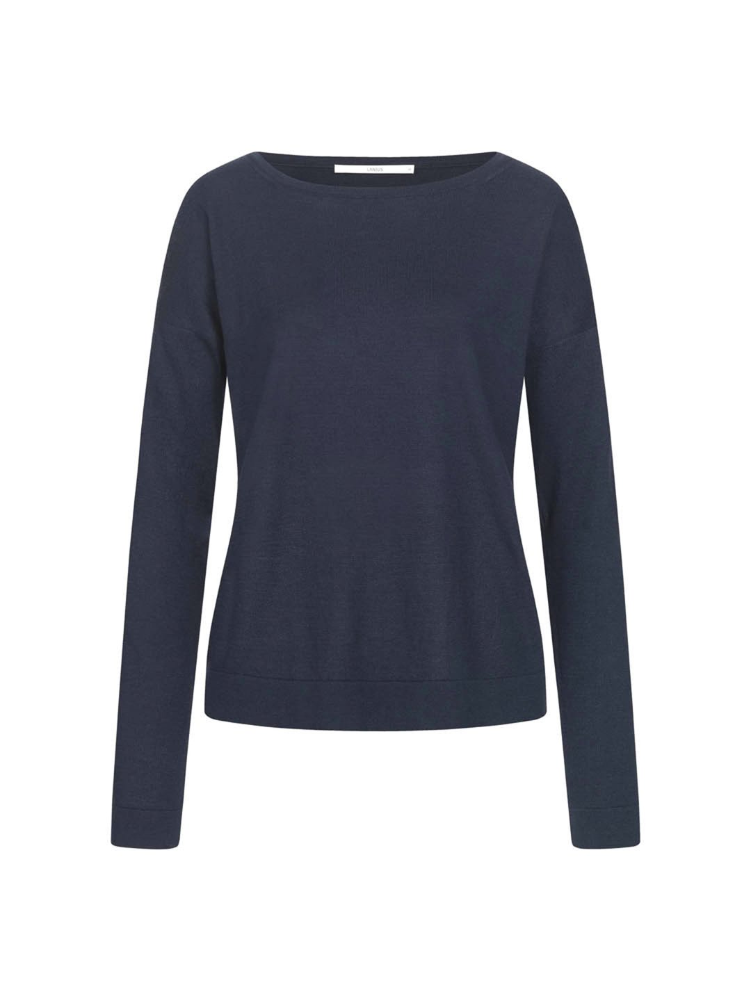 Lanius-U-Boot-Pullover-Gots-Night-Blue