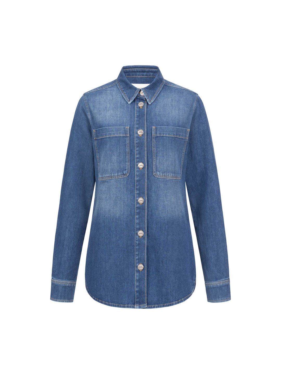 Lanius-Jeanshemd-Gots-Blue-Denim