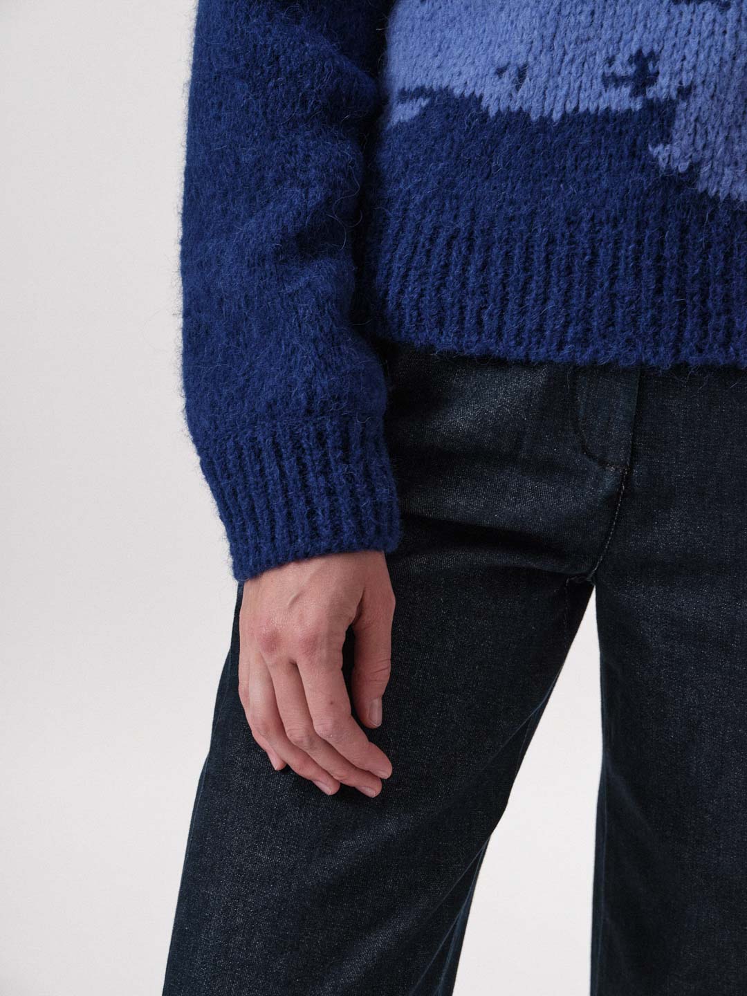 Lanius Pullover Mit Intarsie Deep Amethyst/Lavender Lanius-Pullover-Mit-Intarsie-Deep-Amethyst/Lavender