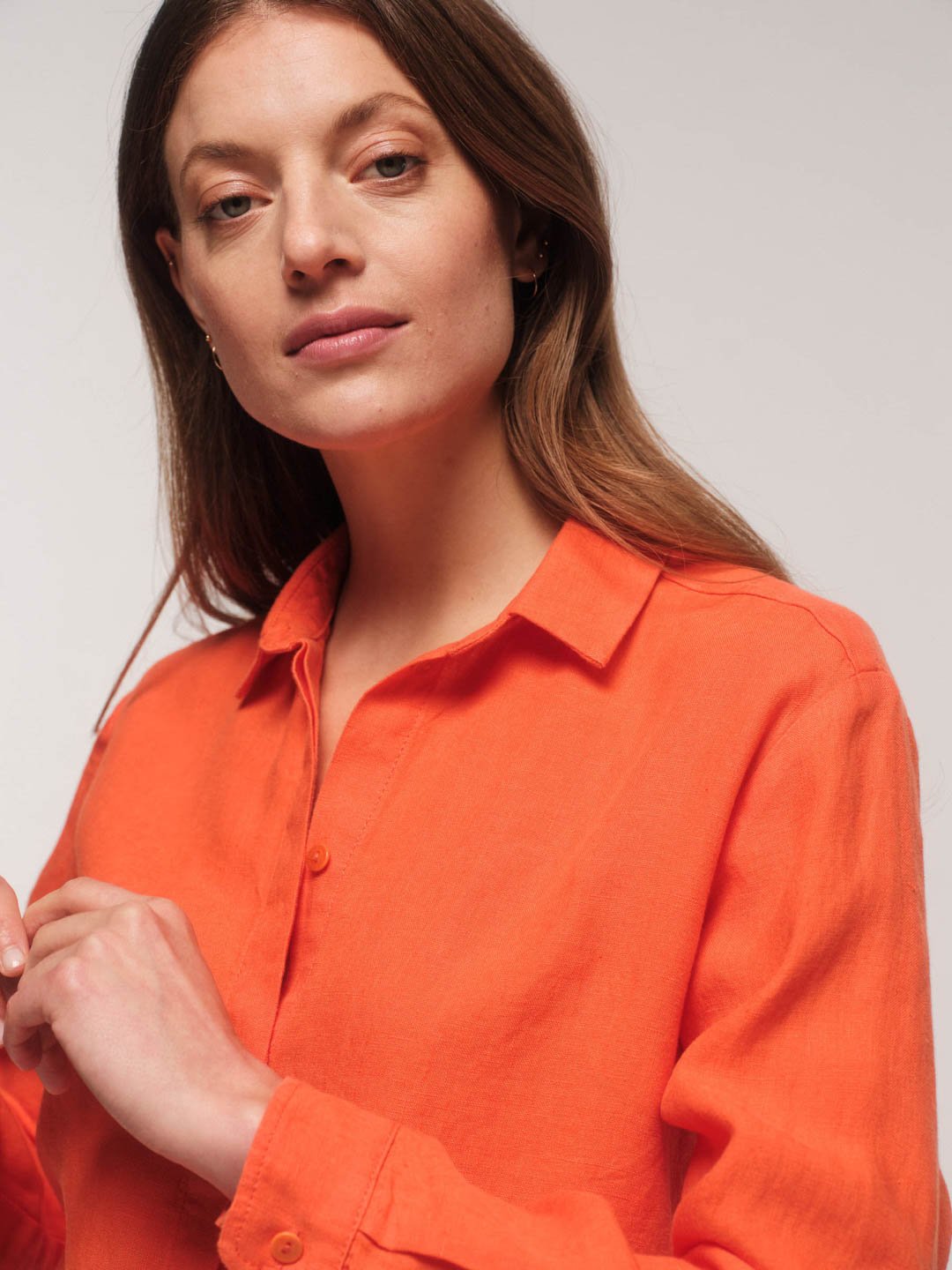 Lanius-Hemdbluse-Papaya