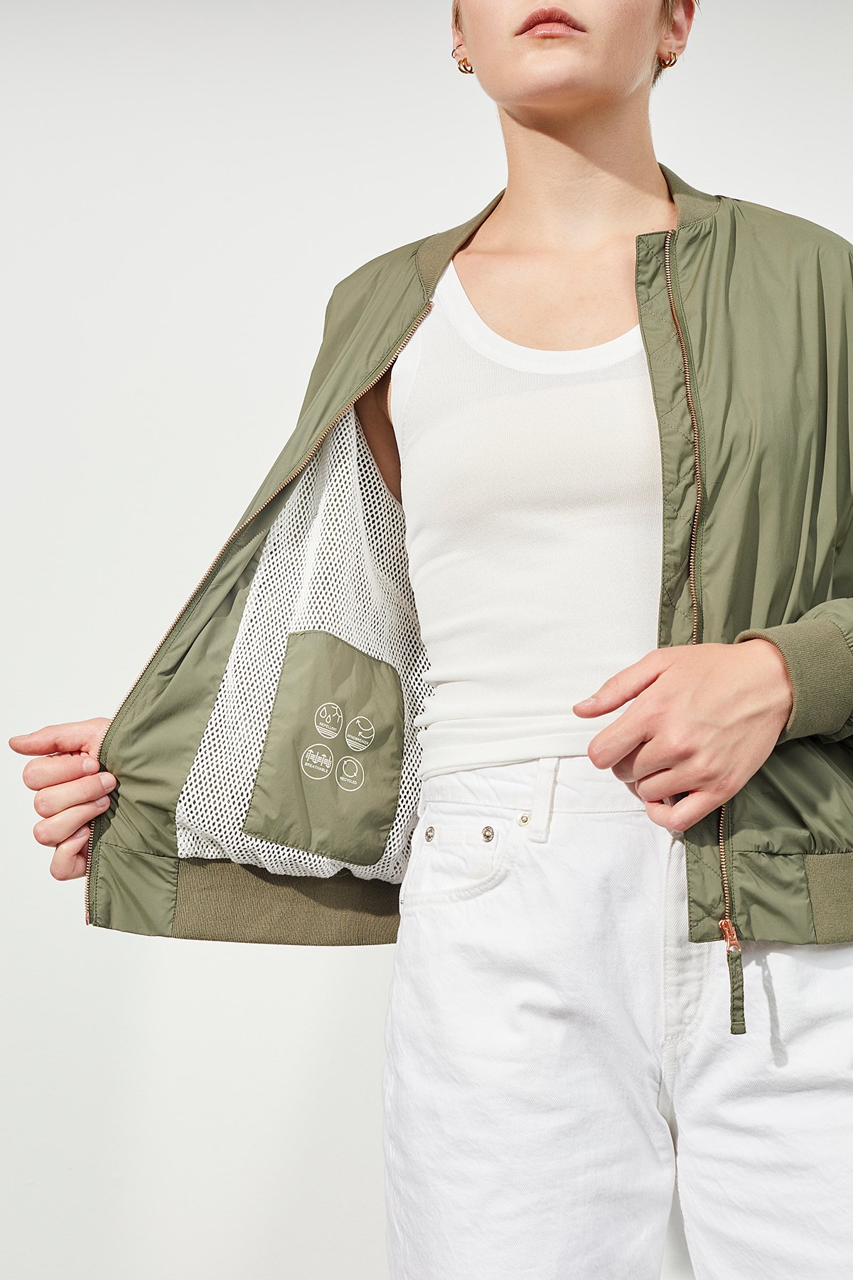 LangerChen Jacke Tamala Olive LangerChen-Jacke-Tamala-Olive