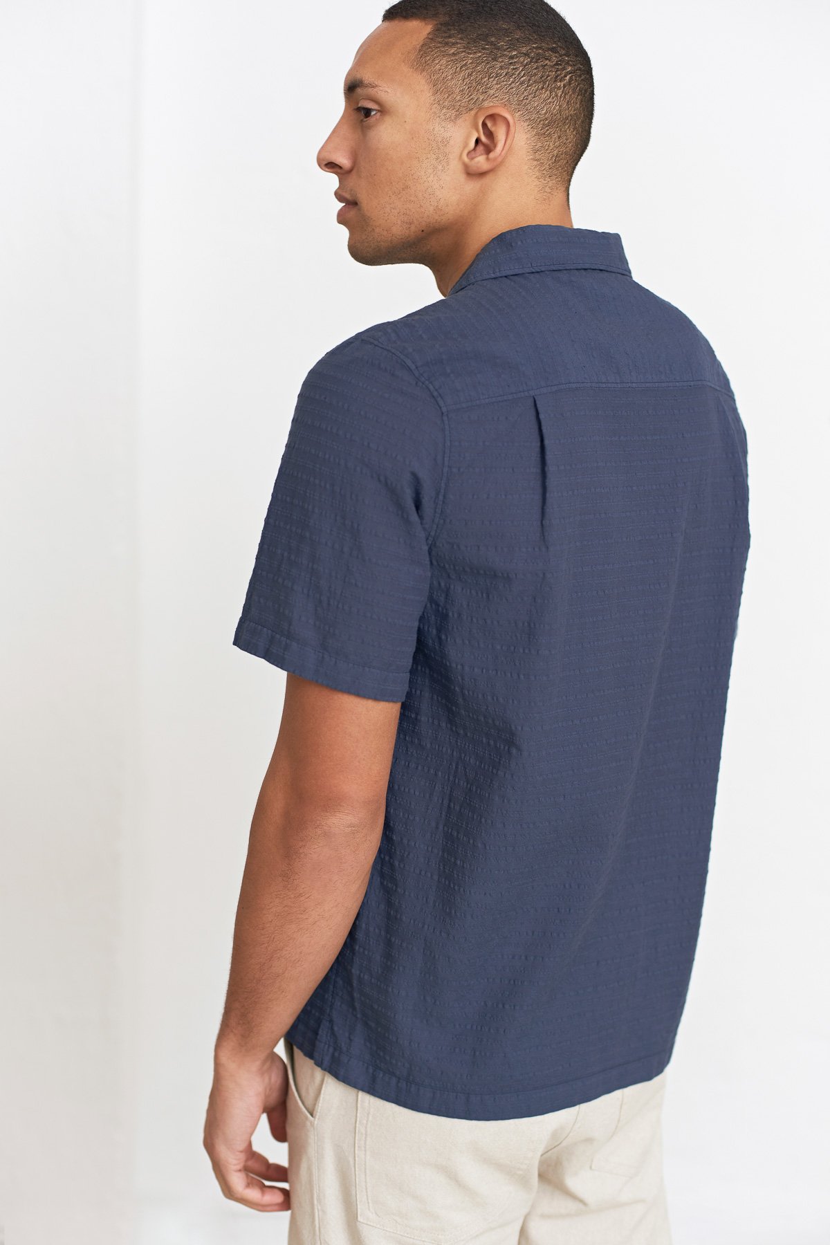 About-Companions-Seersucker---Kurzarmhemd-Kuno--Eco-Seersucker-Blue